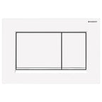 Geberit Sigma30 Dual Flush Plate in Matt White