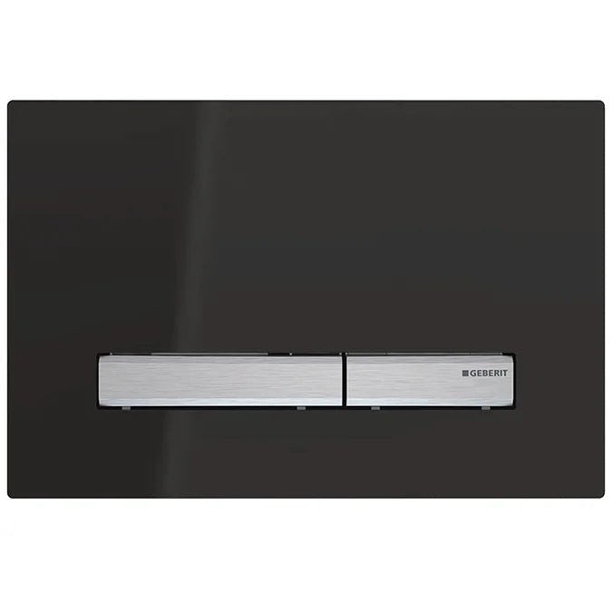 Geberit Sigma50 Dual Flush Plate in Black