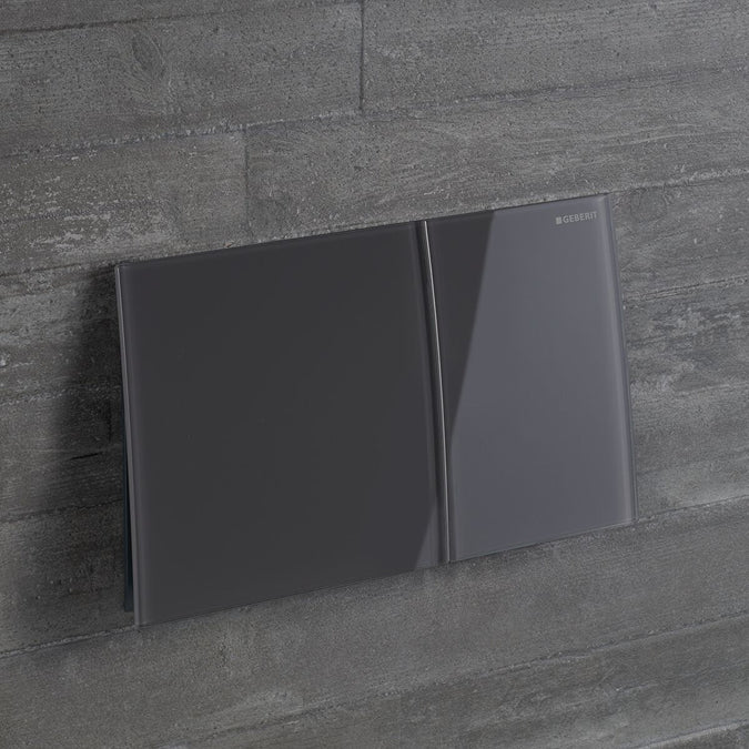 Geberit Sigma70 Dual Flush Plate in Lava Glass