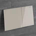 Geberit Sigma70 Dual Flush Plate in Sand Grey Glass