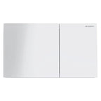 Geberit Sigma70 Dual Flush Plate in White Glass