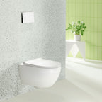 Geberit Sigma70 Dual Flush Plate in White Glass