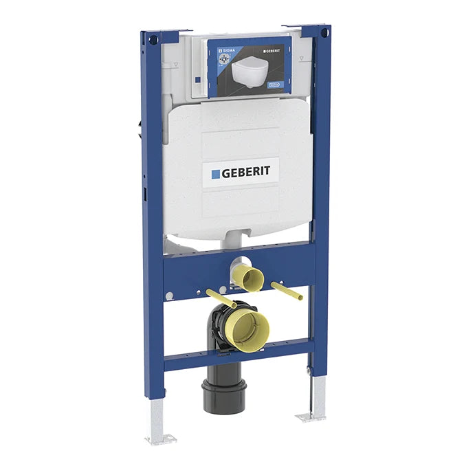 Geberit Duofix 980mm Wall-Hung WC Frame with Sigma 12cm Cistern