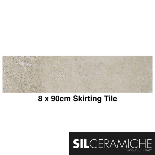 Sil Ceramiche Languedoc Skirting Tile 10mm 8 x 90 cm