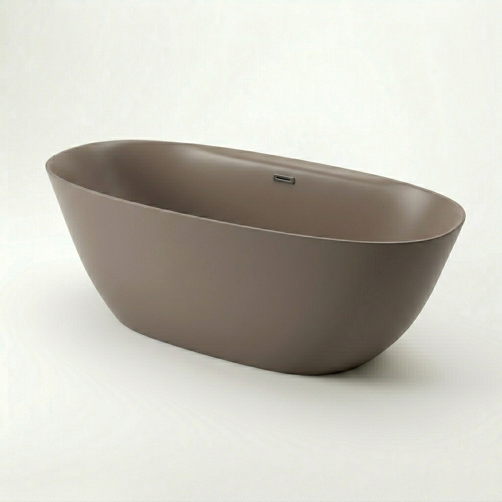 Tortora  Emporio Bagno Laghi Surface Freestanding Stone Colour Bath