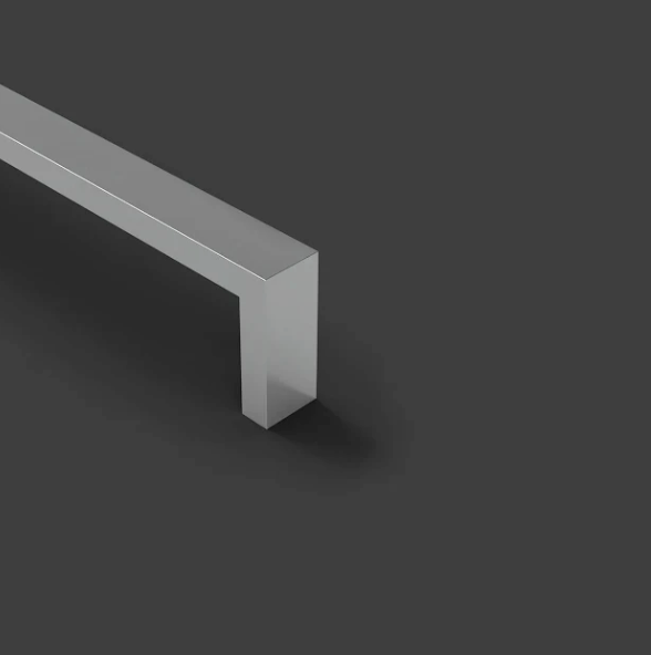 Warmup Burdock Electric Square Single Bar Heated Towel Rail 5