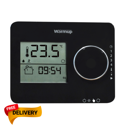 Warmup Tempo Programmable Thermostatt black