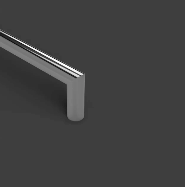 Warmup Tulsi Electric Round Single Bar Heated Towel Rail ( 2