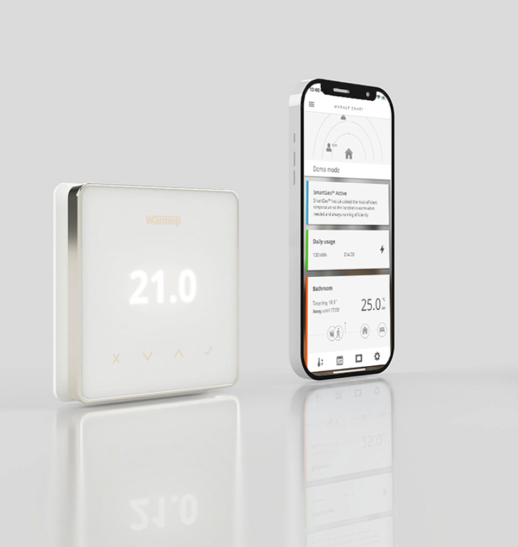 Warmup WiFi Element Thermostat phone