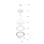 Whitebirk Sink Company3.5″ Standard Basket Strainer – Button ( Chrome ) 2