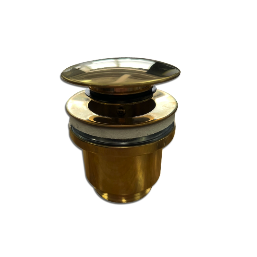Whitebirk Sink Company 1.25″ Universal Push Waste ( Polished Brass )