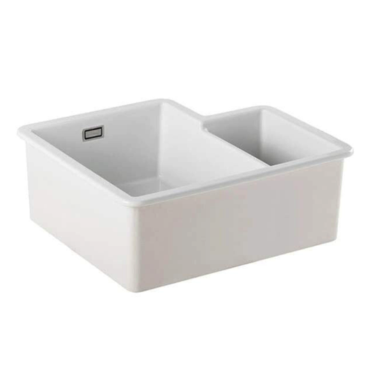 Whitebirk Sink Company Astley Kitchen Sink 596 x 522 x 223mm white