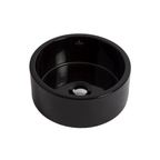 Whitebirk Sink Company Calder Bathroom Basin 400x400x165mm black matt