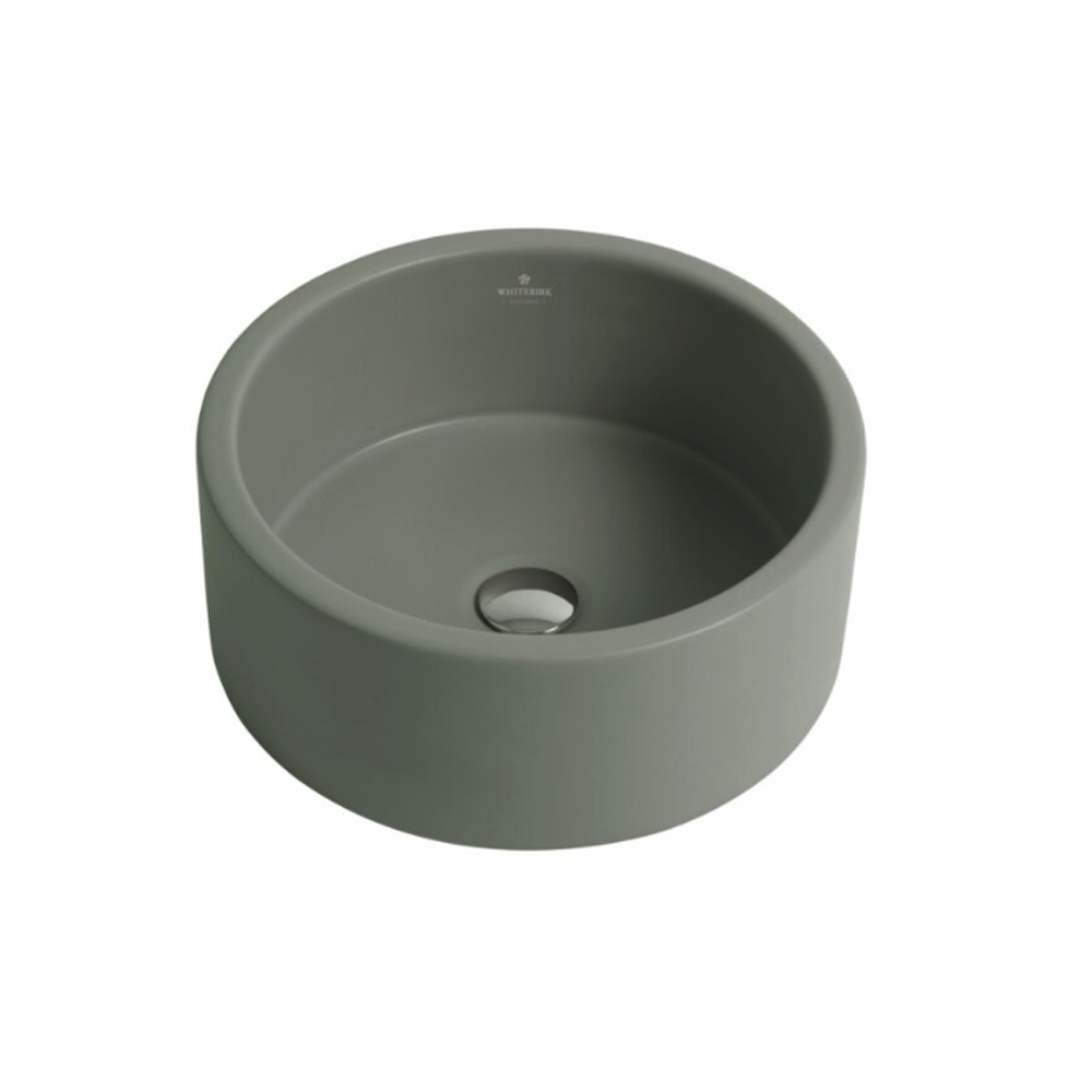 Whitebirk Sink Company Calder Bathroom Basin 400x400x165mm grey matt