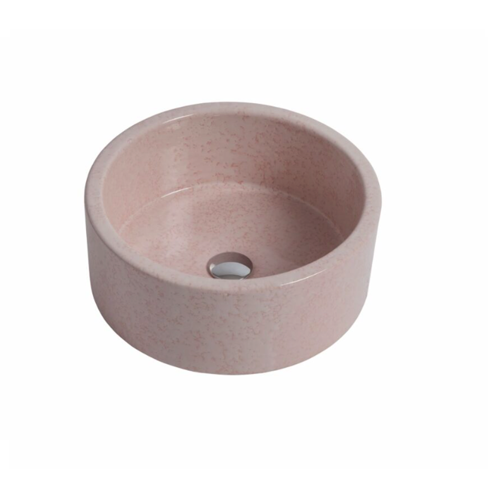 Whitebirk Sink Company Calder Bathroom Basin 400x400x165mm pink