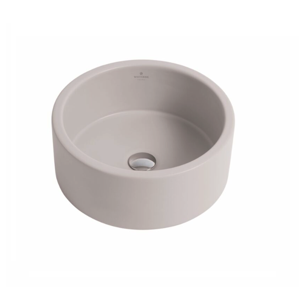 Whitebirk Sink Company Calder Bathroom Basin 400x400x165mm white matt