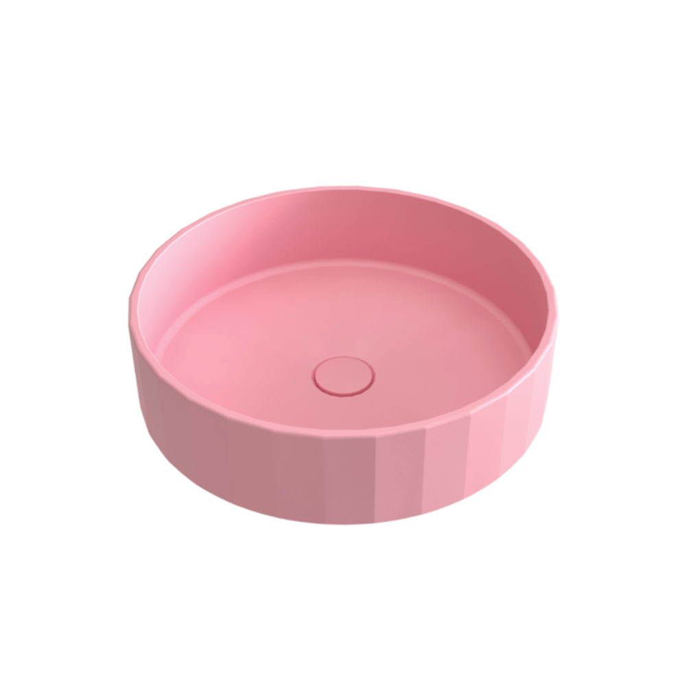 Whitebirk Sink Company Chania Sink 400 x 400 x 125mm pink
