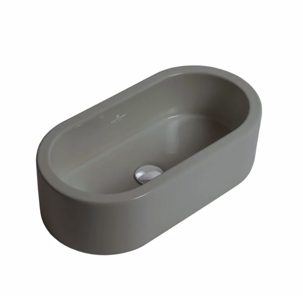 Whitebirk Sink Company Eden Bathroom Basin 520 x 270 x 150mm gloss grey