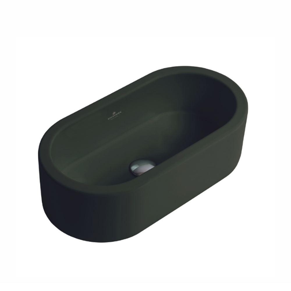 Whitebirk Sink Company Eden Bathroom Basin 520 x 270 x 150mm green