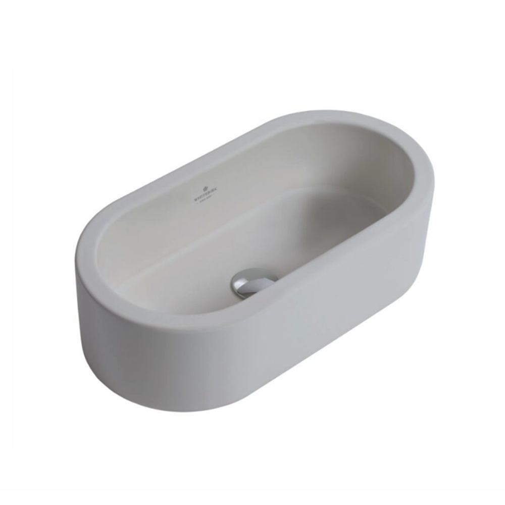 Whitebirk Sink Company Eden Bathroom Basin 520 x 270 x 150mm white matt