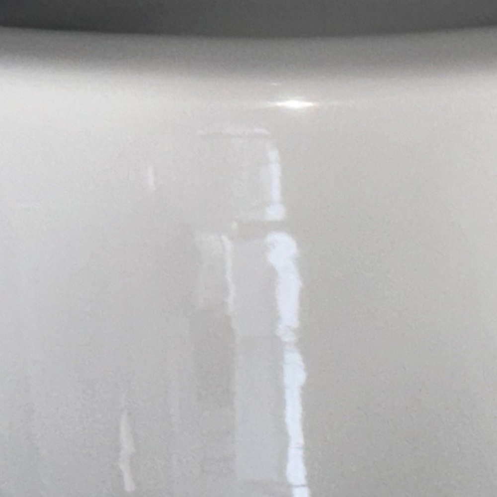 Whitebirk Sink Company Fluted Lostock Sink 795 x 465 x 220mm white gloss