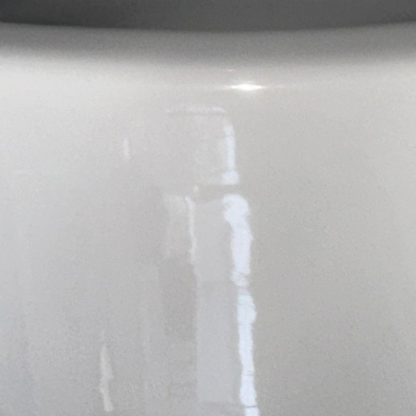 Whitebirk Sink Company Fluted Lostock Sink 795 x 465 x 220mm white gloss