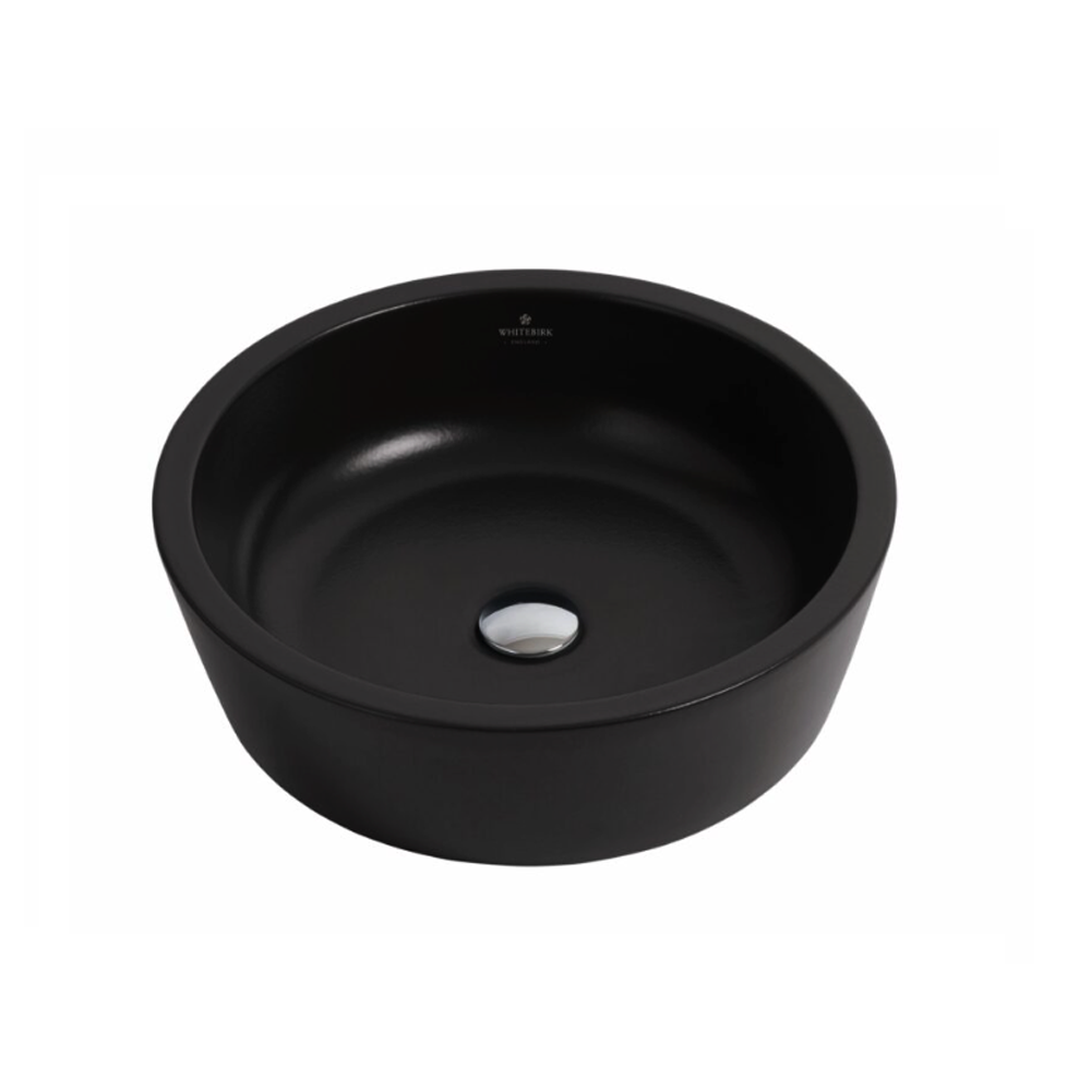 Whitebirk Sink Company Irwell Bathroom Basin 450 x 450 x 135mm black matt
