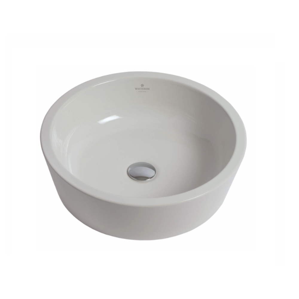 Whitebirk Sink Company Irwell Bathroom Basin 450 x 450 x 135mm white gloss
