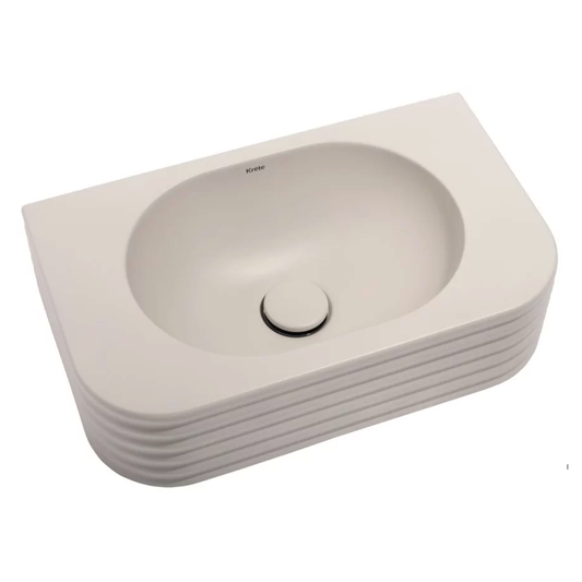 Whitebirk Sink Company Liliano Kréte Bathroom Basin Sink light grey