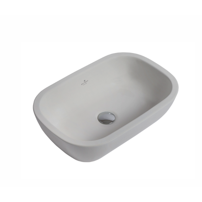 Whitebirk Sink Company Lune Bathroom Basin 530 x 350 x 135mm matt white