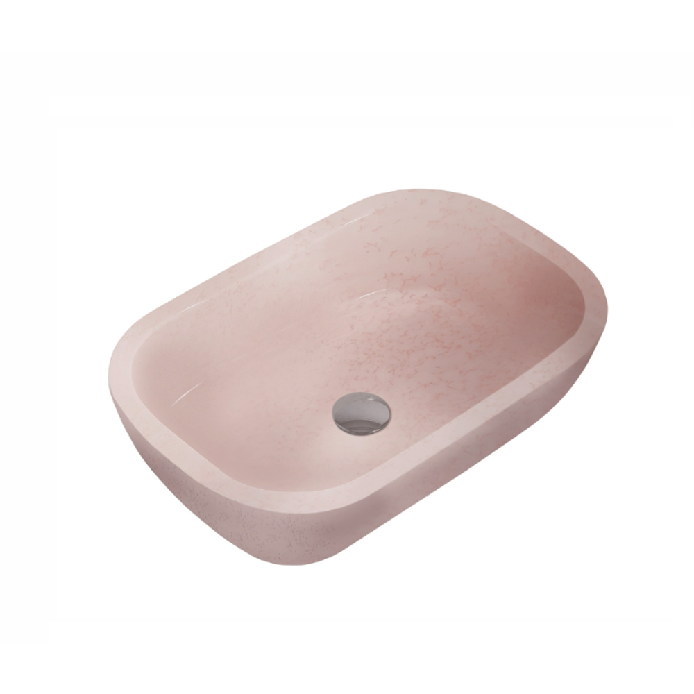 Whitebirk Sink Company Lune Bathroom Basin 530 x 350 x 135mm pink