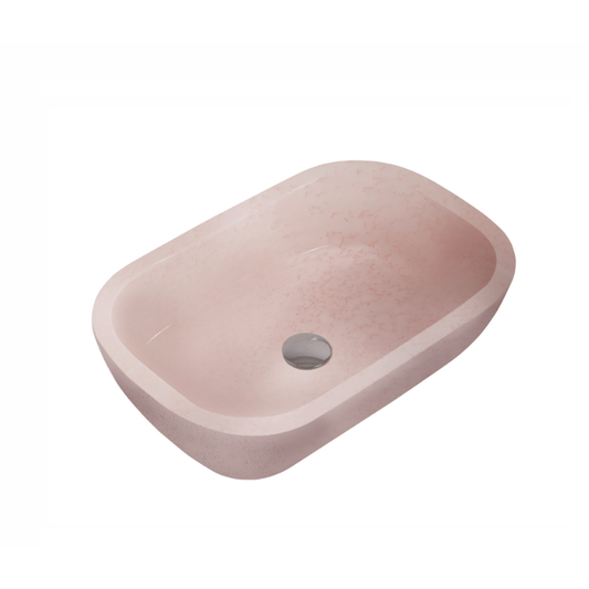 Whitebirk Sink Company Lune Bathroom Basin 530 x 350 x 135mm pink