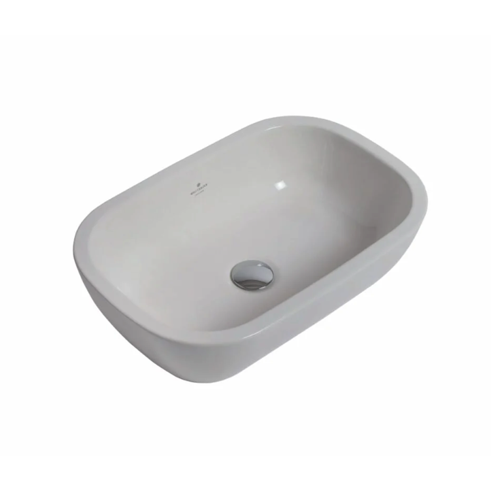 Whitebirk Sink Company Lune Bathroom Basin 530 x 350 x 135mm white gloss