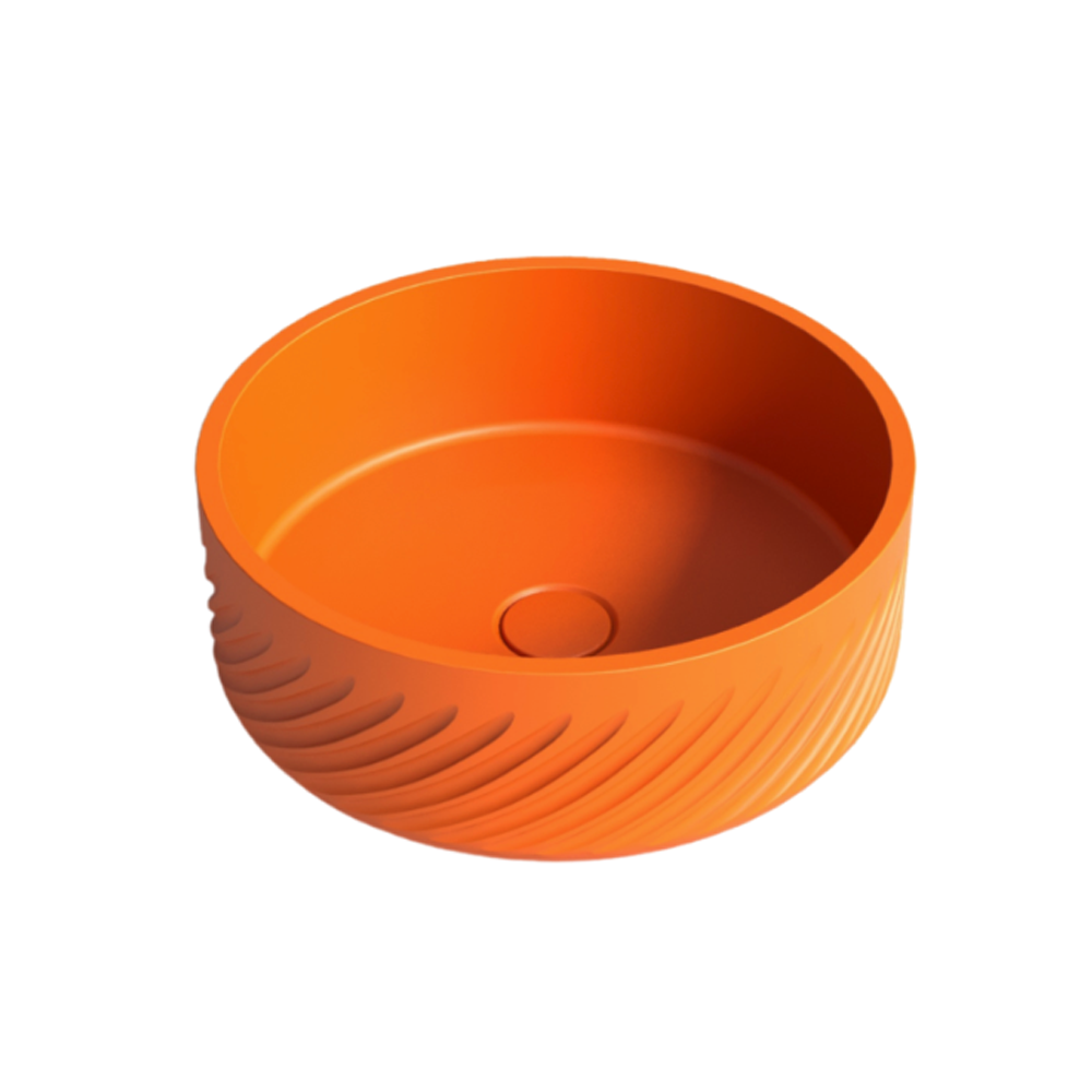Whitebirk Sink Company Margarites Sink 380 x 380 x 140mm orange