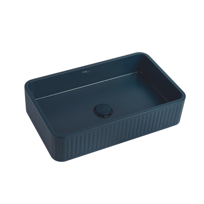 Whitebirk Sink Company Matala Bathroom Sink 520 x 320 x 120mm blue