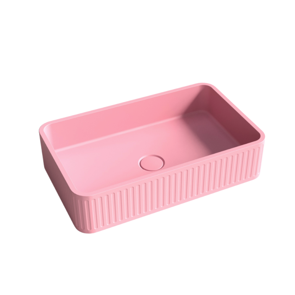Whitebirk Sink Company Matala Bathroom Sink 520 x 320 x 120mm pink