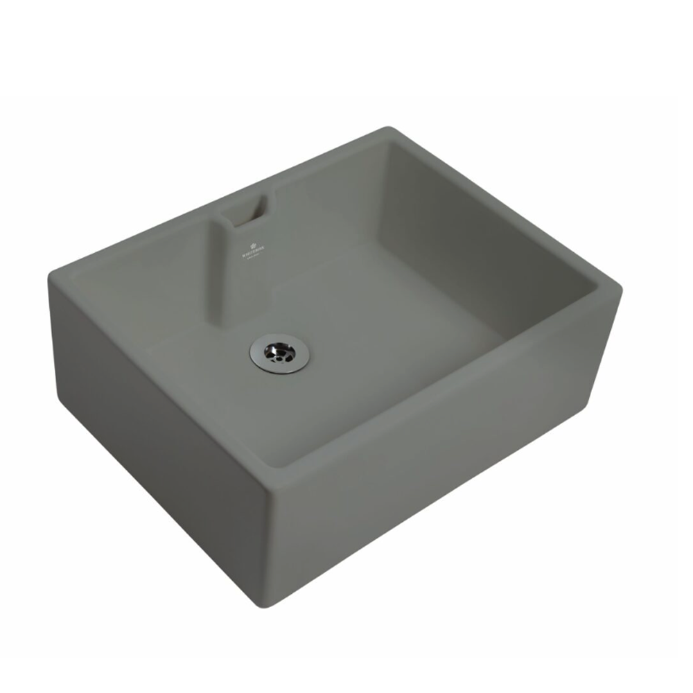 Whitebirk Sink Company Mellor Farmhouse Sink 595x465x230mm grey matt