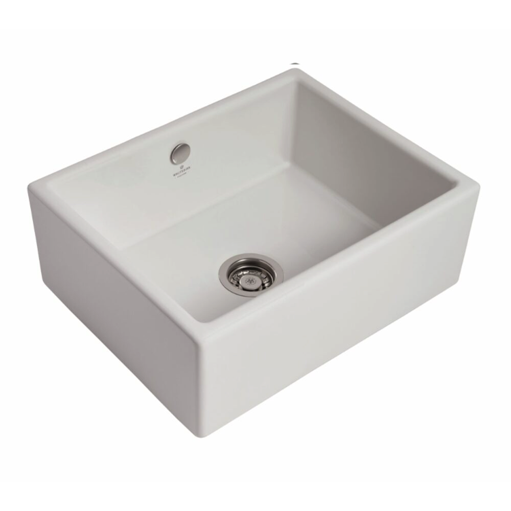 Whitebirk Sink Company Mellor Farmhouse Sink 595x465x230mm white matt