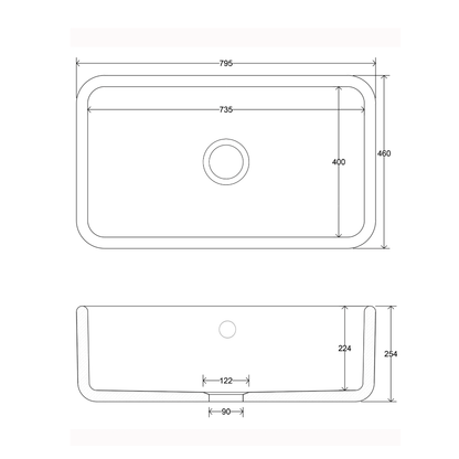 Whitebirk Sink Company Samlesbury Kitchen Sink 5