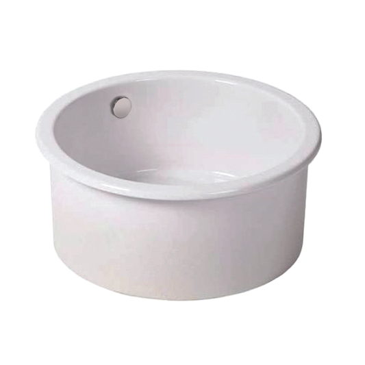 Whitebirk Sink Company Singleton Compact Inset Sink 445 x 445 x 197mm bowl