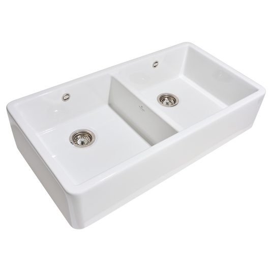 Whitebirk Sink Company Stonyhurst Double Kitchen Sink 1000 x 535 x 220mm