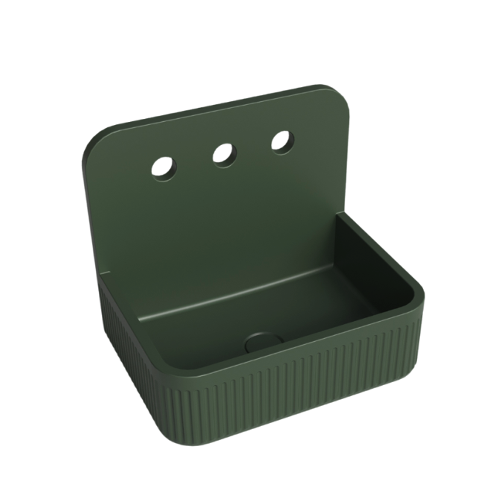 Whitebirk Sink Company Zaros 450 x 320 x 380mm grey green