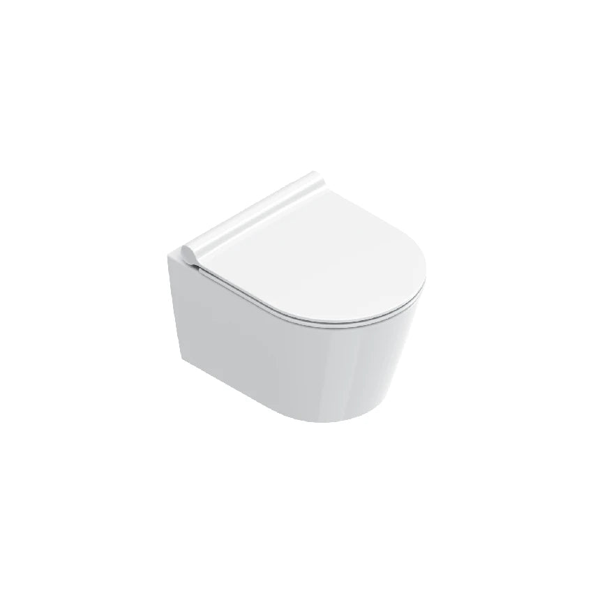Catalano Zero 46 wall-hung rimless WC in gloss white