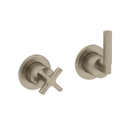 Coalbrook Zurich Maestro concealed thermostatic shower with 2 way diverter in brushed nickel, ZU3053