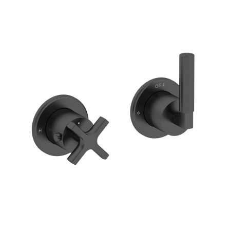 Coalbrook Zurich Maestro concealed thermostatic shower with 2 way diverter in gunmetal, ZU3053