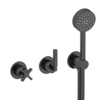 Coalbrook Zurich Maestro concealed thermostatic shower with 2 way diverter and handshower in gunmetal, ZU3054