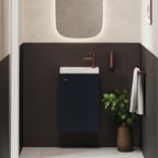 Crosswater Alo Cloakroom Unit with Basin in Deep Indigo Blue