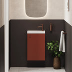 Crosswater Alo Cloakroom Unit with Basin in Soft Clay