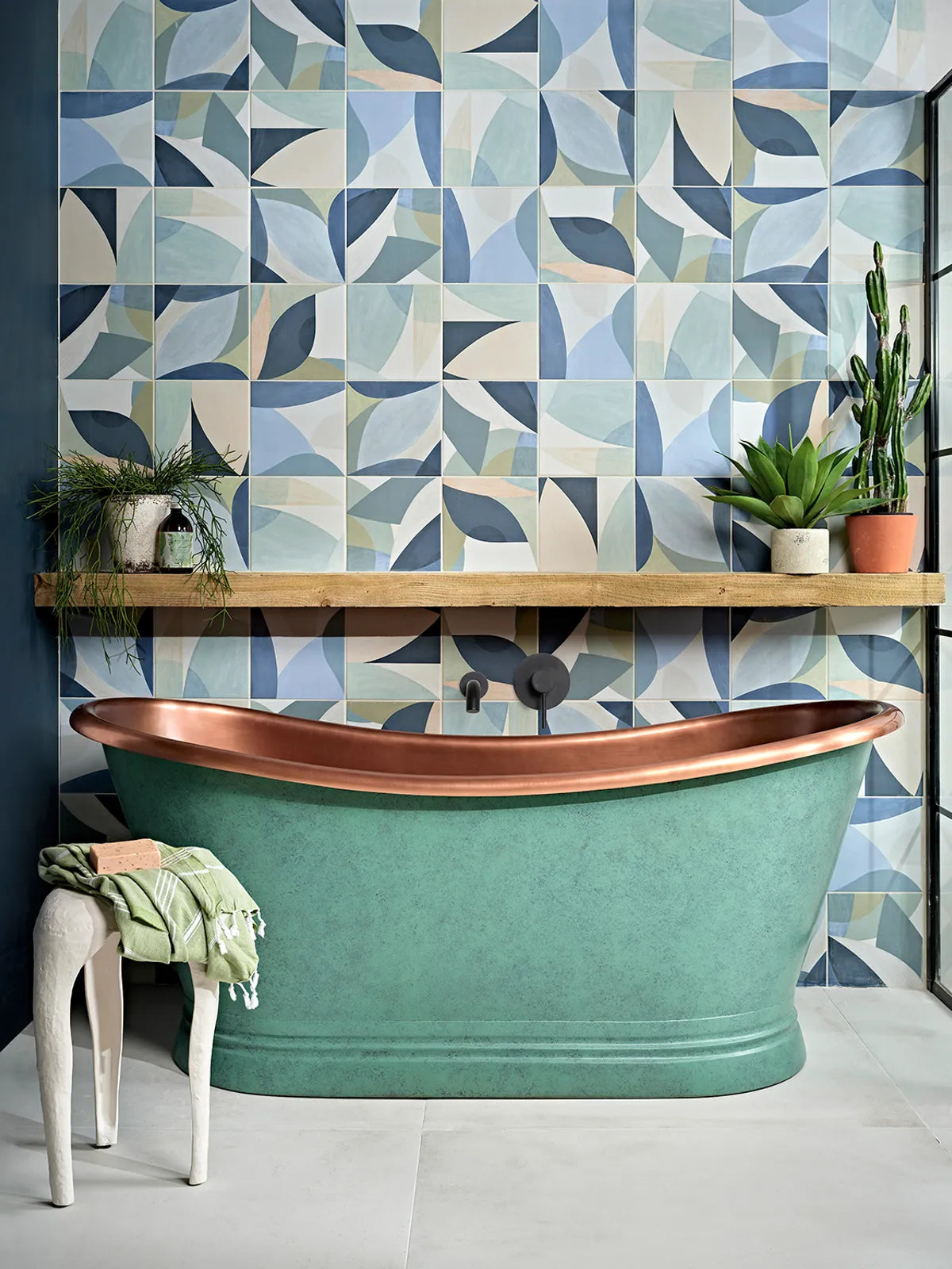 BC Designs Verdigris Green Boat Bath official product image