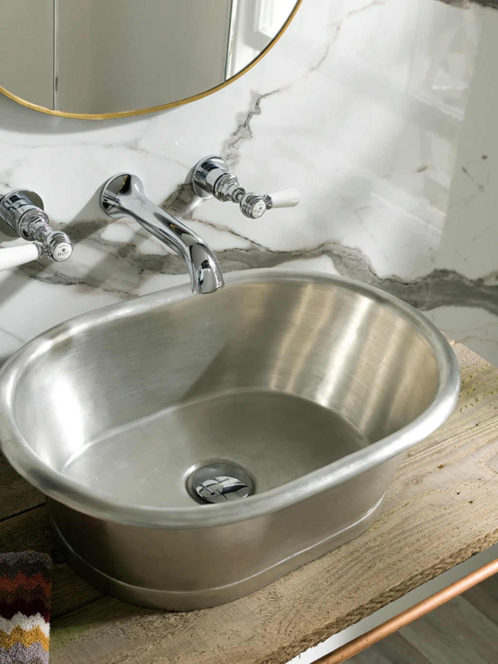 BC Designs Roll Top Countertop Basin official product image